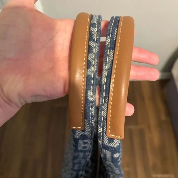 Marc Jacobs Blue Monogram Tote Bag - Picture 3 of 7